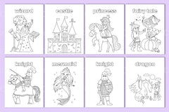 Fairy Tales Coloring Book for Kids - CraftNest - Digital Crafting and Art