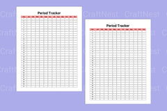Days Period Tracker App - CraftNest - Digital Crafting and Art