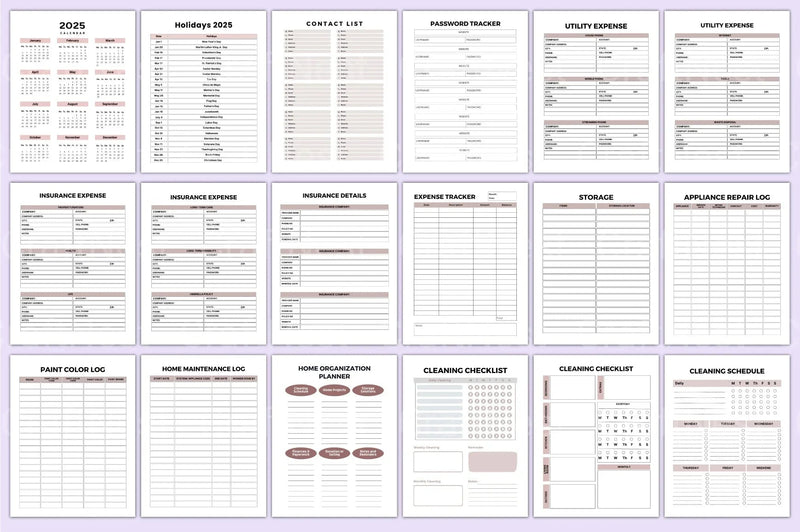 Home Maintenance Planner Guide - CraftNest - Digital Crafting and Art