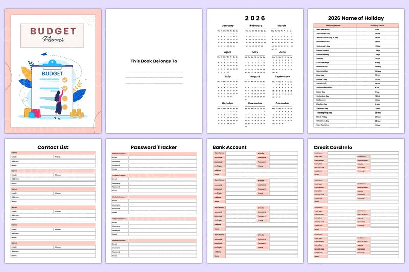 Mega Budget Planner - CraftNest - Digital Crafting and Art