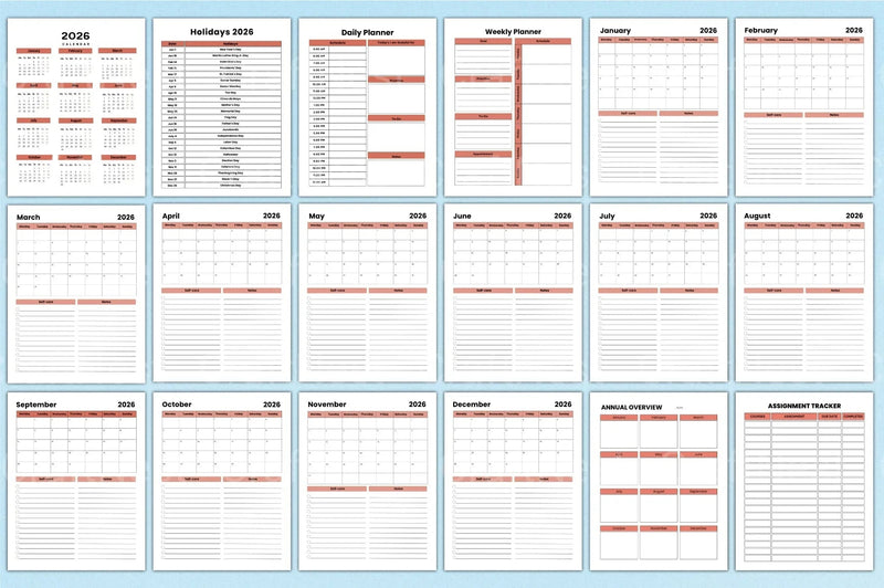 ADHD Planner for Effective Organization - CraftNest - Digital Crafting and Art