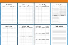 Garden Planner Canva Template - CraftNest - Digital Crafting and Art