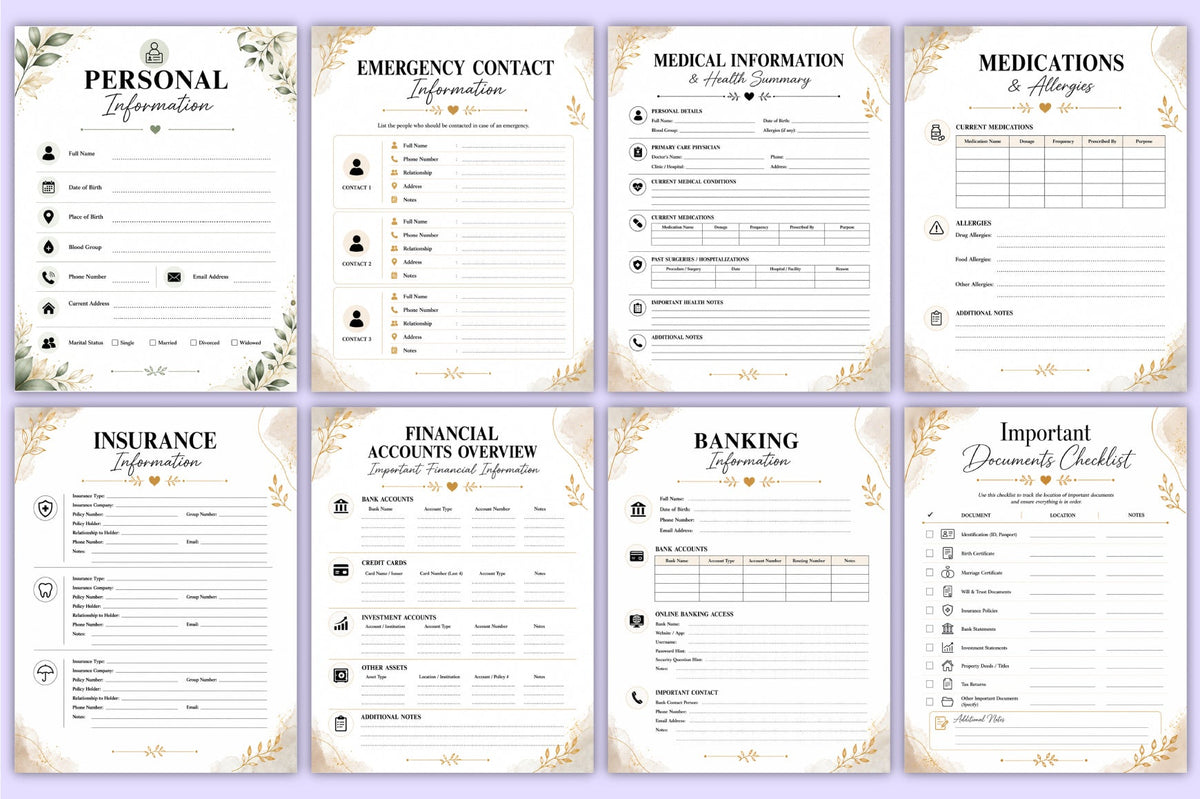 End Of Life Planner 2027