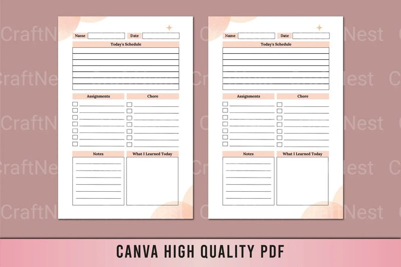 Mega Homeschool Planner - CraftNest - Digital Crafting and Art