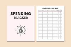 Spending Tracker Planner - CraftNest - Digital Crafting and Art