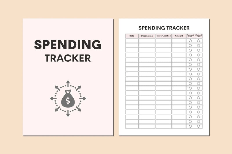 Spending Tracker Planner - CraftNest - Digital Crafting and Art