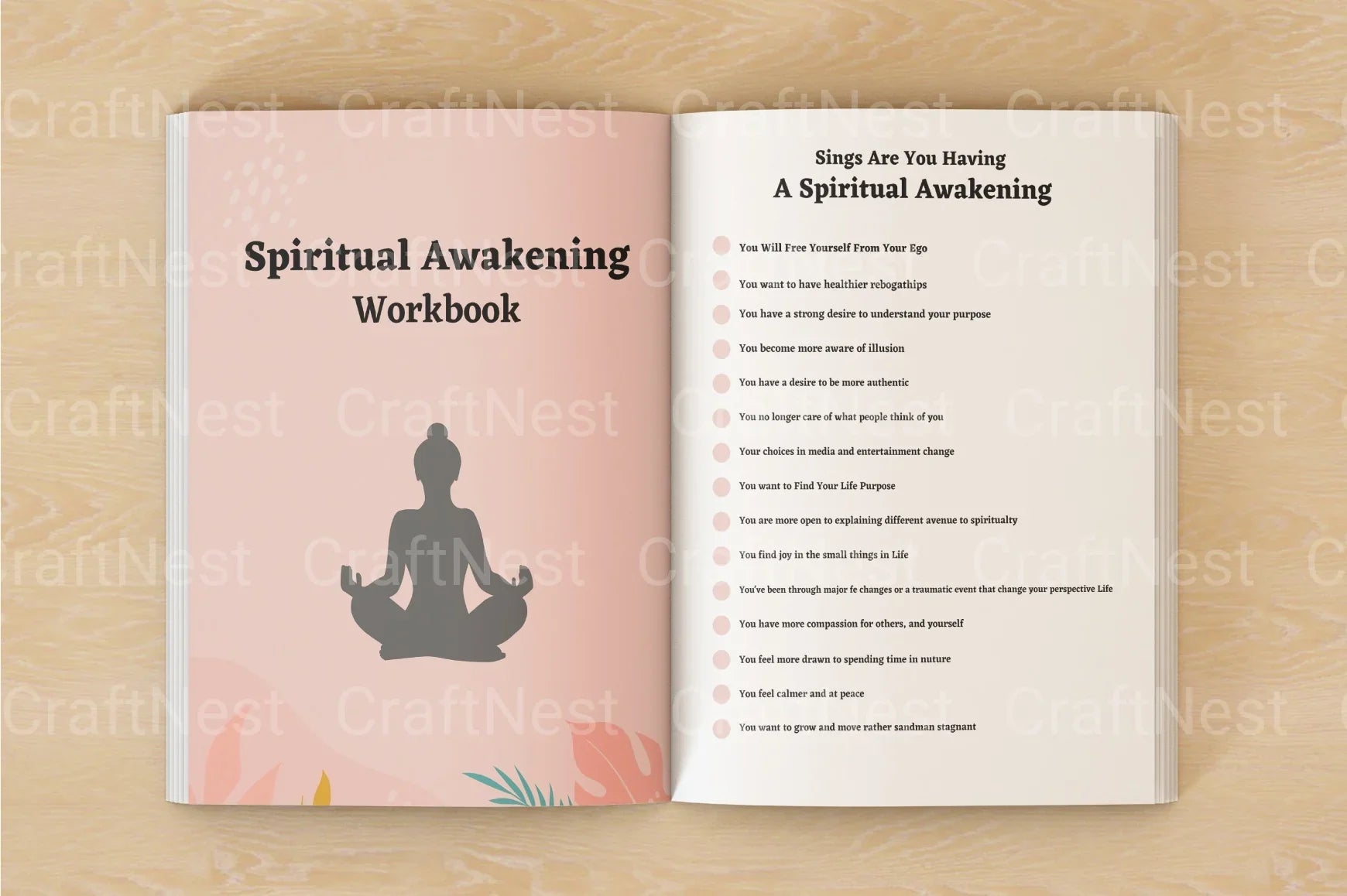 Spiritual Awakening Workbook Guide - CraftNest - Digital Crafting and Art