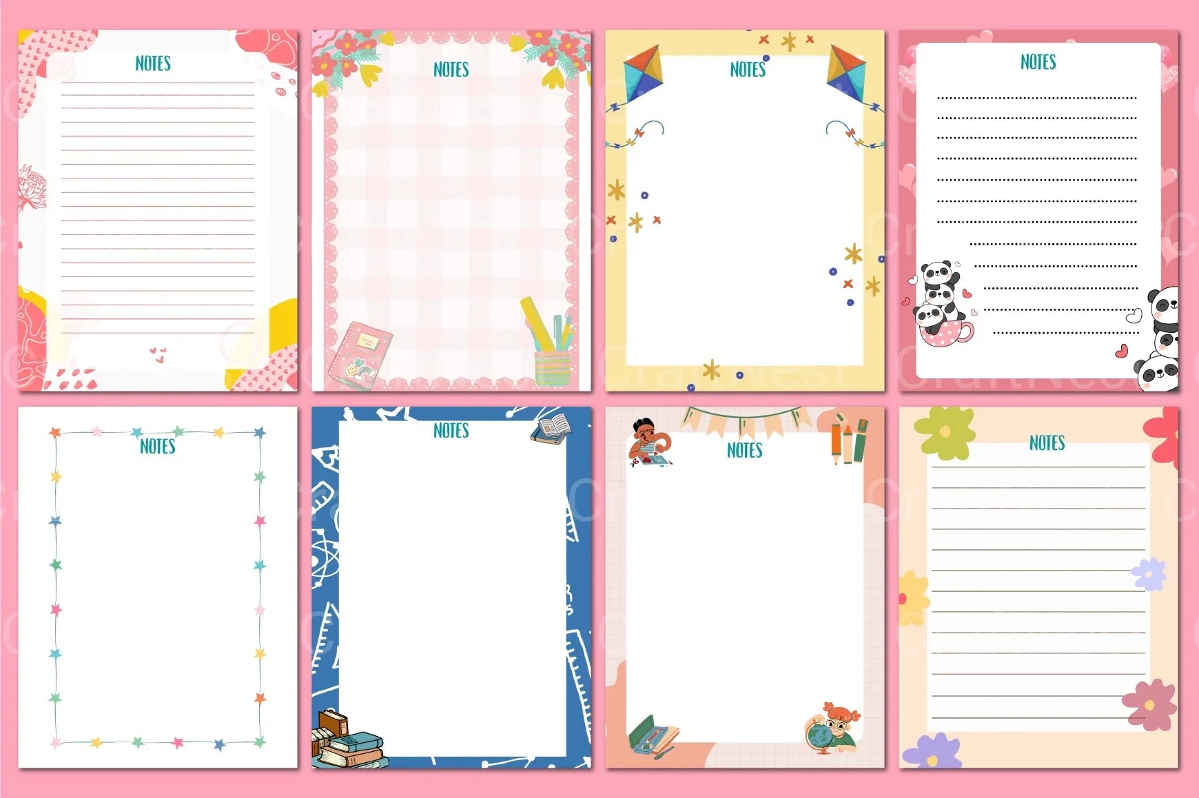 Kids Notebook Writing Guide - CraftNest - Digital Crafting and Art