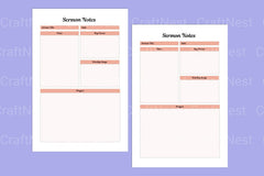 Sermon Notes: Insights and Reflections - CraftNest - Digital Crafting and Art