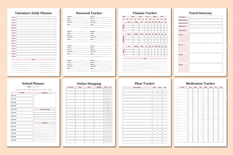 Household Planner for Efficient Home Management - CraftNest - Digital Crafting and Art