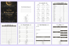 Witchcraft Tarot Workbook Guide - CraftNest - Digital Crafting and Art