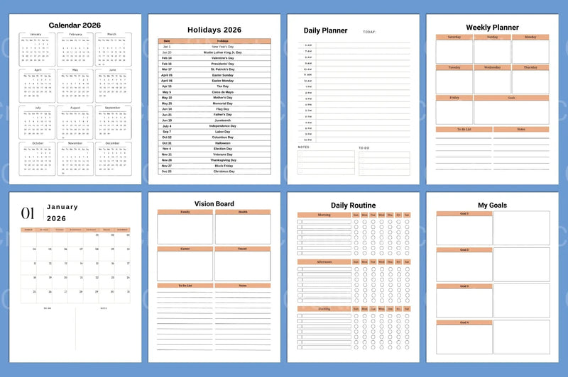 ADHD Life Planner for Better Organization - CraftNest - Digital Crafting and Art