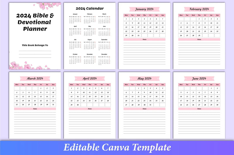 Bible Devotional Planner - 100 Planner - CraftNest - Digital Crafting and Art