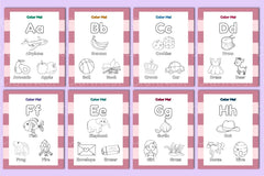 My ABC Coloring Booklet - CraftNest - Digital Crafting and Art