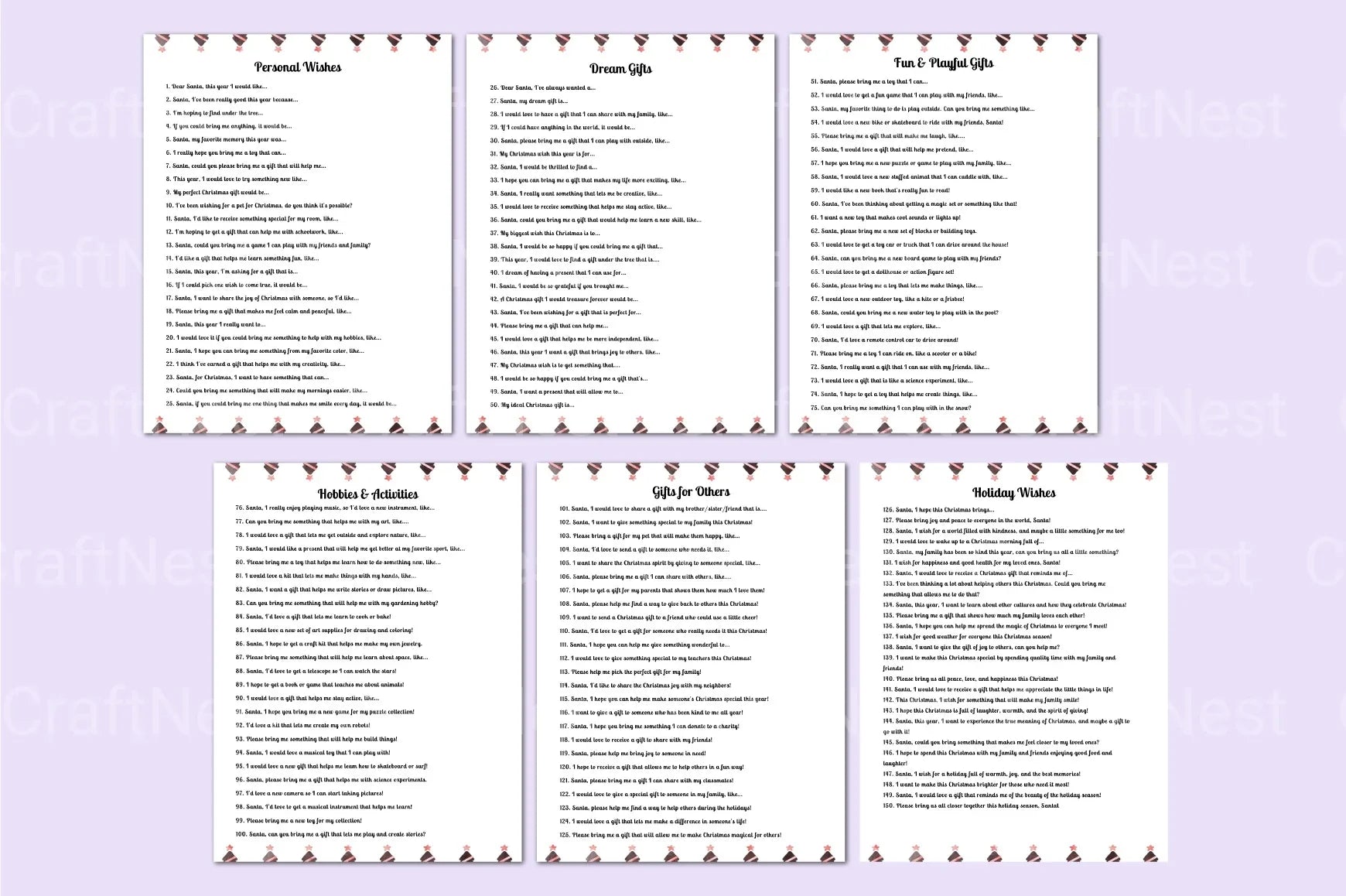 300 Creative Letters to Santa Prompts - CraftNest - Digital Crafting and Art