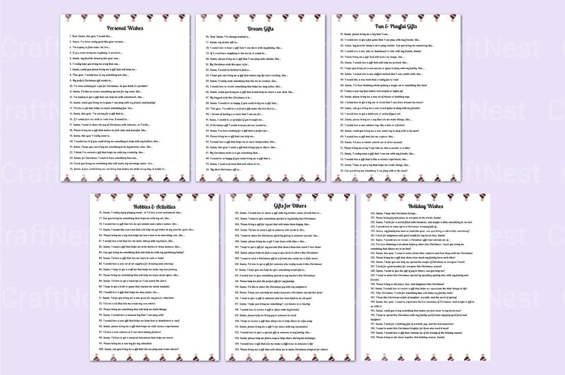 300 Creative Letters to Santa Prompts - CraftNest - Digital Crafting and Art