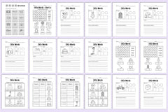 Kindergarten CVCE Workbook for Early Literacy Skills - CraftNest - Digital Crafting and Art