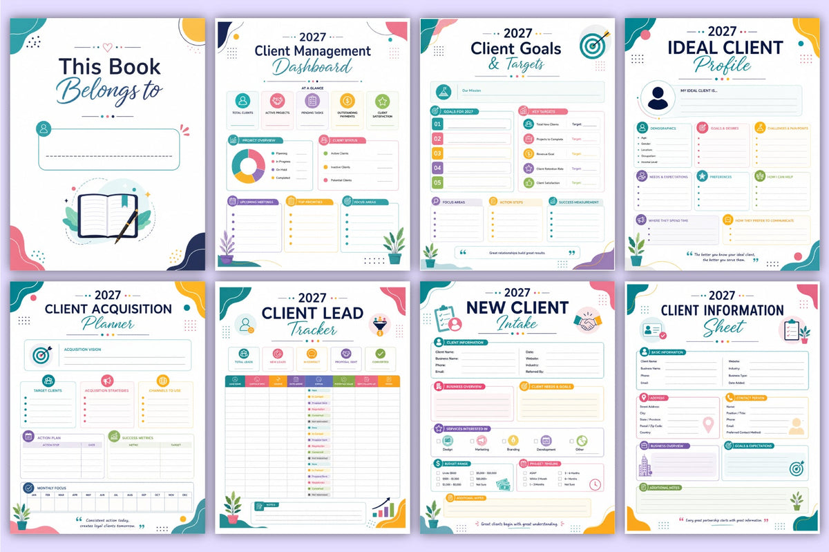 Client Management Planner 2027