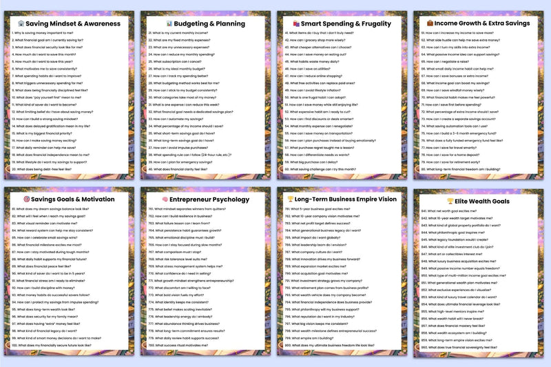 Money Saving Prompts Clipart Bundle - CraftNest - Digital Crafting and Art