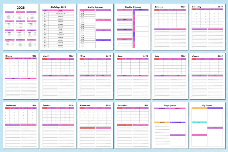 Bible Devotional Planner for Spiritual Growth - CraftNest - Digital Crafting and Art