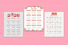 2024 Calendar Template - CraftNest - Digital Crafting and Art