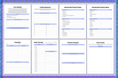 Craft Handmade Business Planner - CraftNest - Digital Crafting and Art
