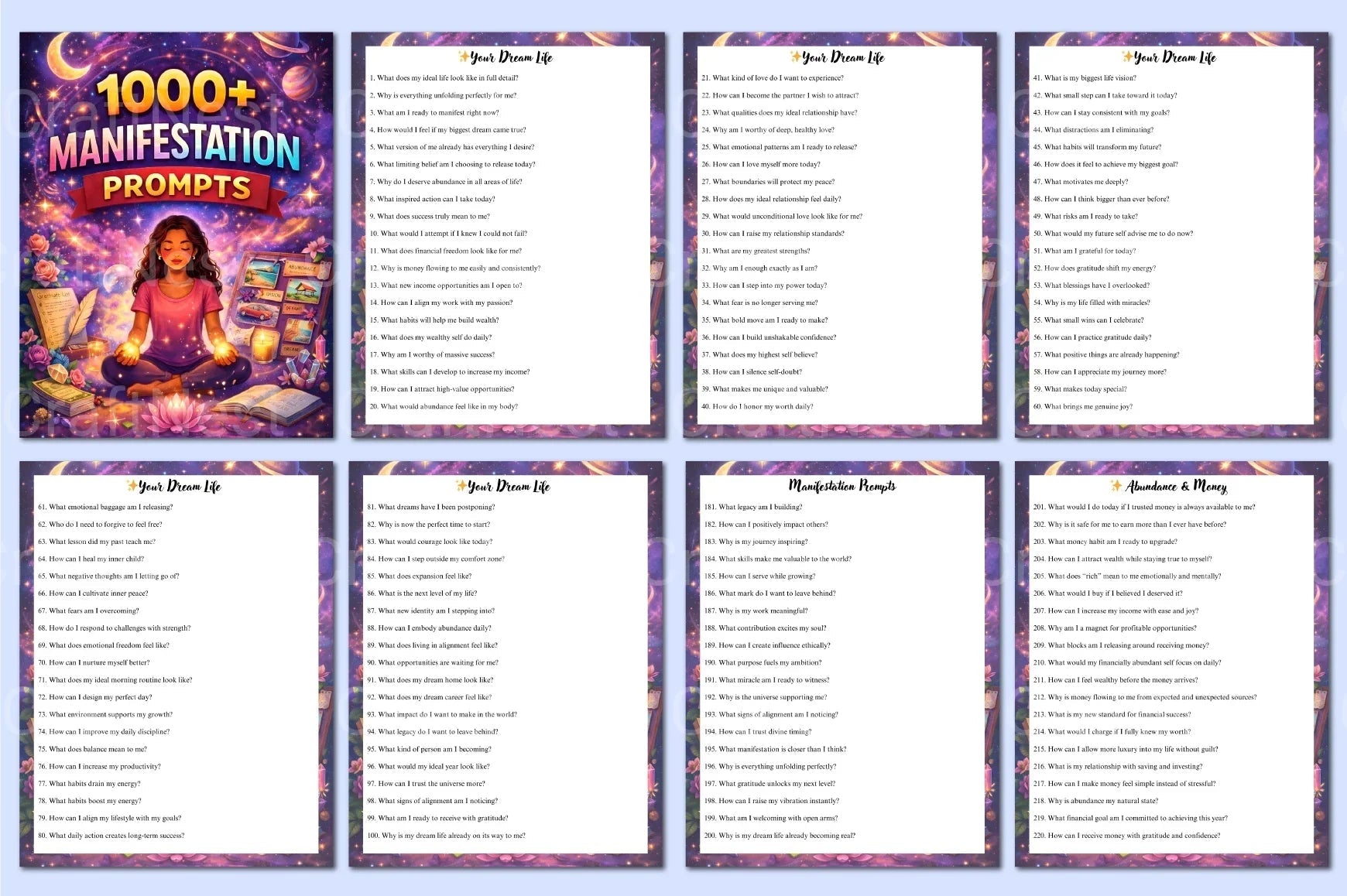 Manifestation Prompts Guide - CraftNest - Digital Crafting and Art