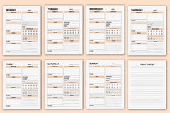 Day Food Diary: Track Your Meals and Nutrition - CraftNest - Digital Crafting and Art