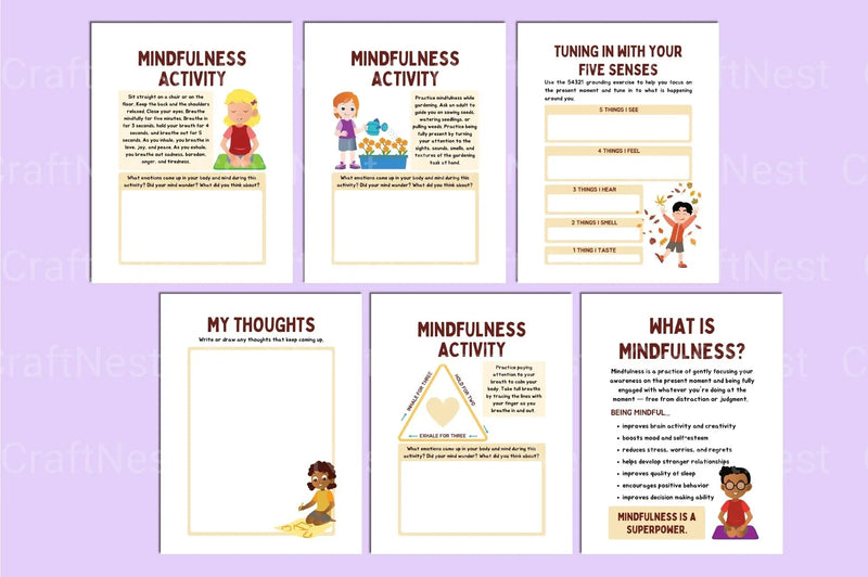 Mindfulness Activities for Kids - CraftNest - Digital Crafting and Art