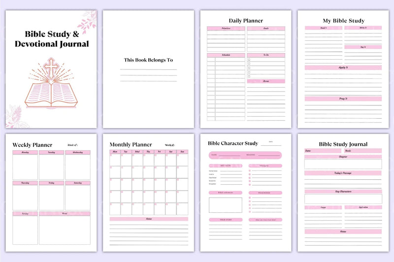 Bible Study Devotional Guide - CraftNest - Digital Crafting and Art