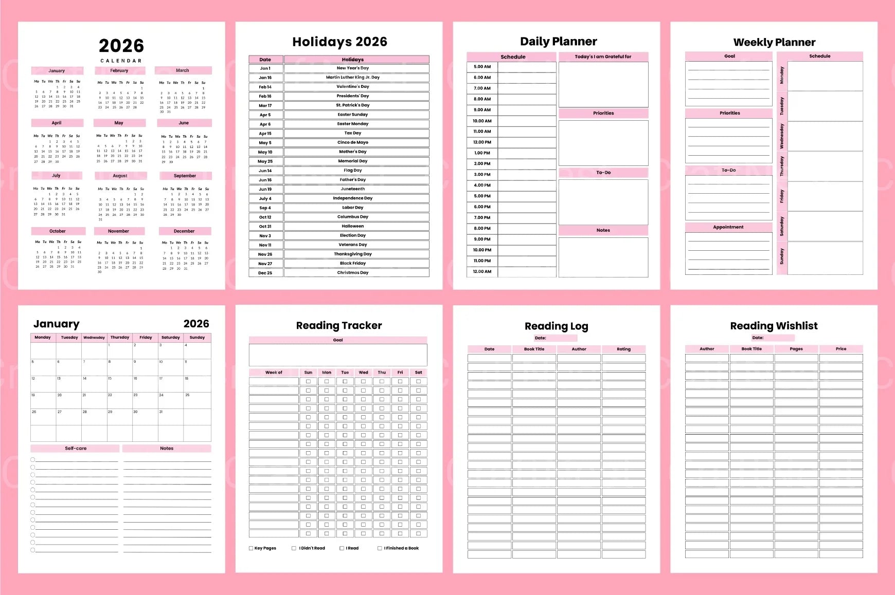 Reading Book Tracker App - CraftNest - Digital Crafting and Art