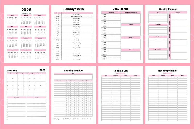 Reading Book Tracker App - CraftNest - Digital Crafting and Art