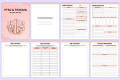 PTSD Trauma Recovery Workbook - CraftNest - Digital Crafting and Art