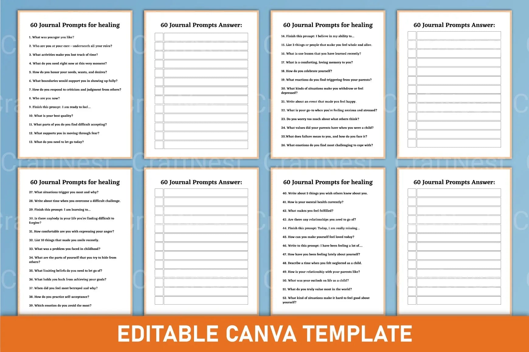 Prompts for Healing and Wellness - CraftNest - Digital Crafting and Art