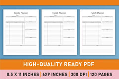Family Planner - CraftNest - Digital Crafting and Art