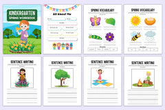 Kindergarten Spring Workbook for Early Learning - CraftNest - Digital Crafting and Art