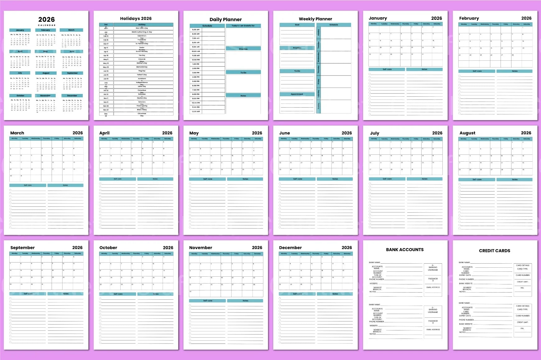 Budget Organizer Tool - CraftNest - Digital Crafting and Art