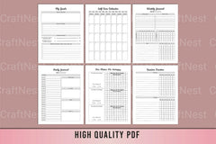 Weight Loss Self-Care Planner - CraftNest - Digital Crafting and Art