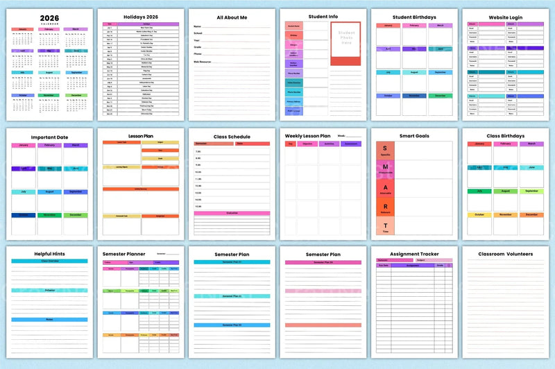 Teacher Record Book for Effective Classroom Management - CraftNest - Digital Crafting and Art