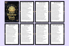 Shadow Work Prompts for Personal Growth - CraftNest - Digital Crafting and Art