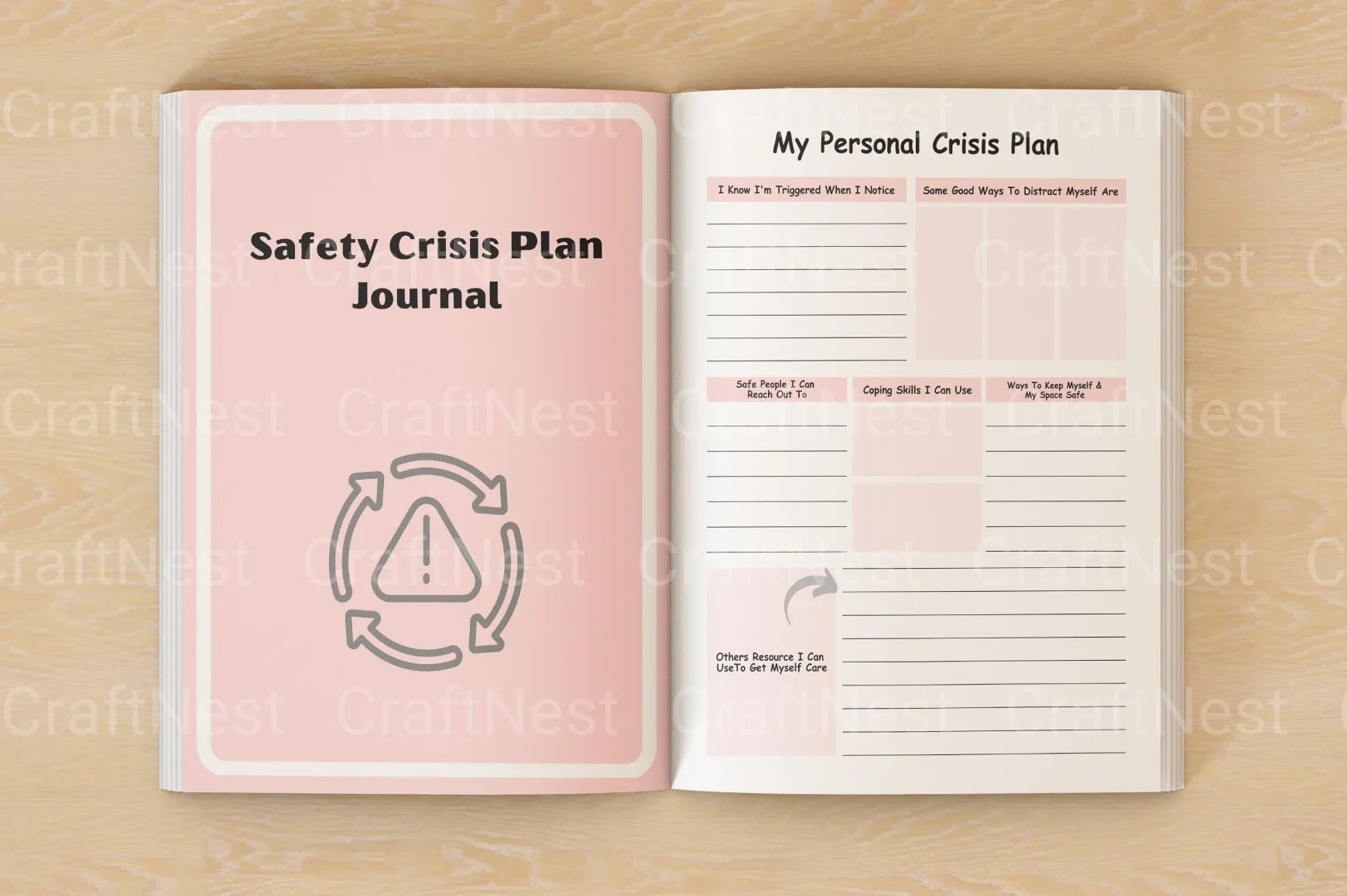 Safety Crisis Plan Guide - CraftNest - Digital Crafting and Art