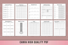 Health & Wellness Planner - CraftNest - Digital Crafting and Art