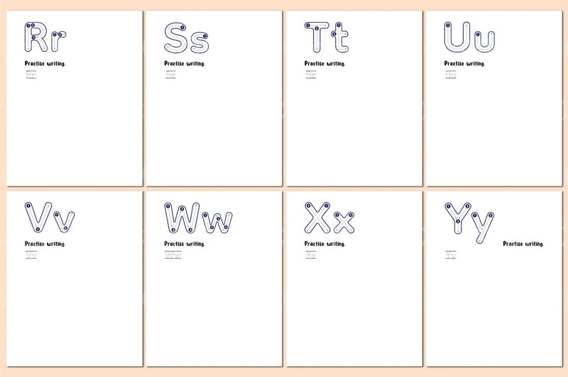 Back to School Alphabet Book - CraftNest - Digital Crafting and Art