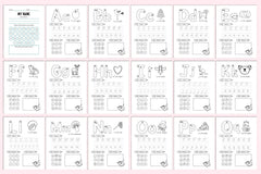 Preschool Alphabet Workbook for Early Learning - CraftNest - Digital Crafting and Art