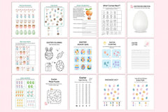 Easter Activity Book for Kids - CraftNest - Digital Crafting and Art