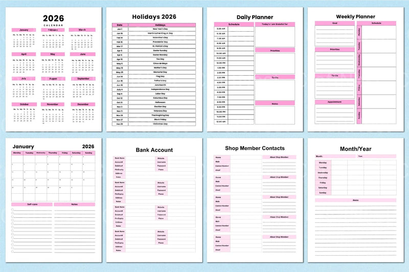 Girl Boss Workbook: Empower Your Journey - CraftNest - Digital Crafting and Art