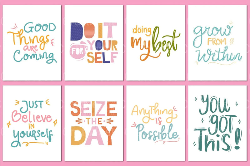 Kids Confidence and Positivity Affirmations - CraftNest - Digital Crafting and Art