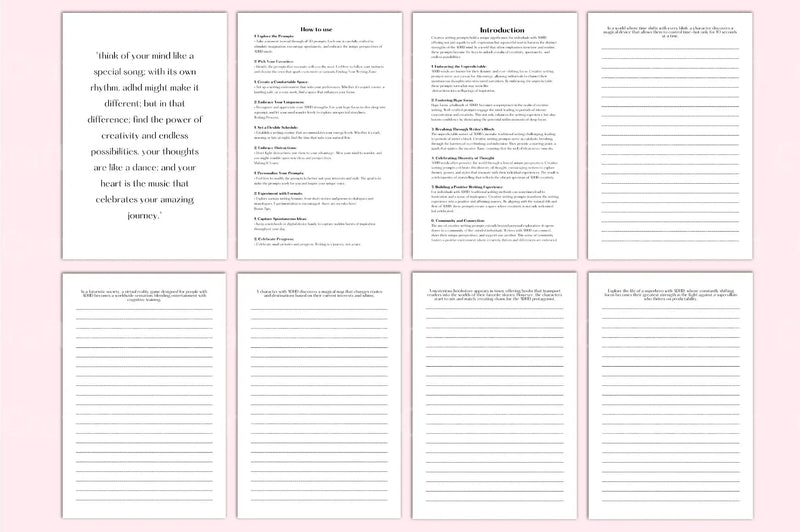 ADHD Creative Prompts for Enhanced Focus and Imagination - CraftNest - Digital Crafting and Art