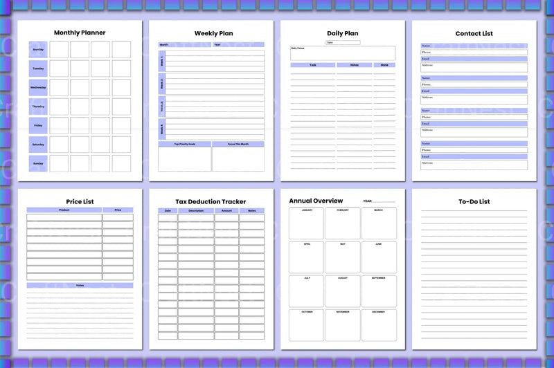 Craft Business Planner Guide - CraftNest - Digital Crafting and Art