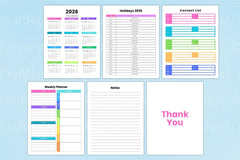 Weekly Planner Template - CraftNest - Digital Crafting and Art